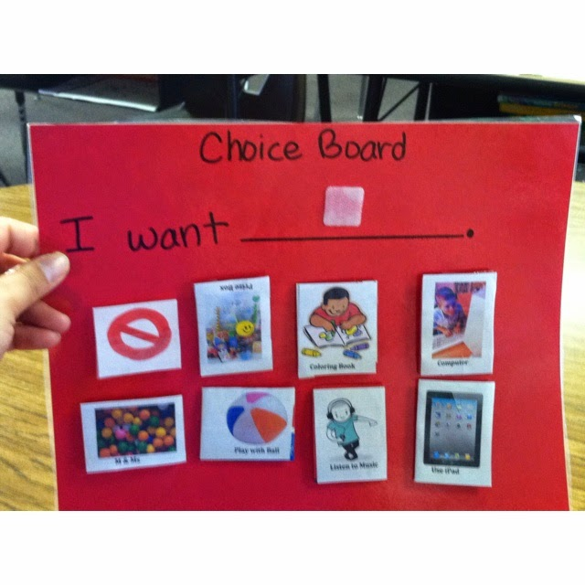 Providing choices/Choice making - The World of Autism